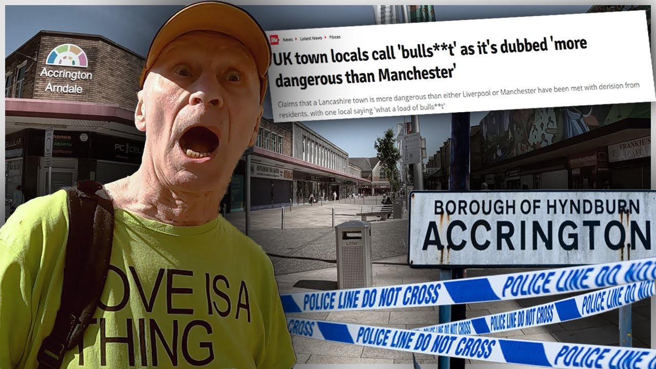 We Visit the Most DANGEROUS Town in LANCASHIRE! Accrington, Really?